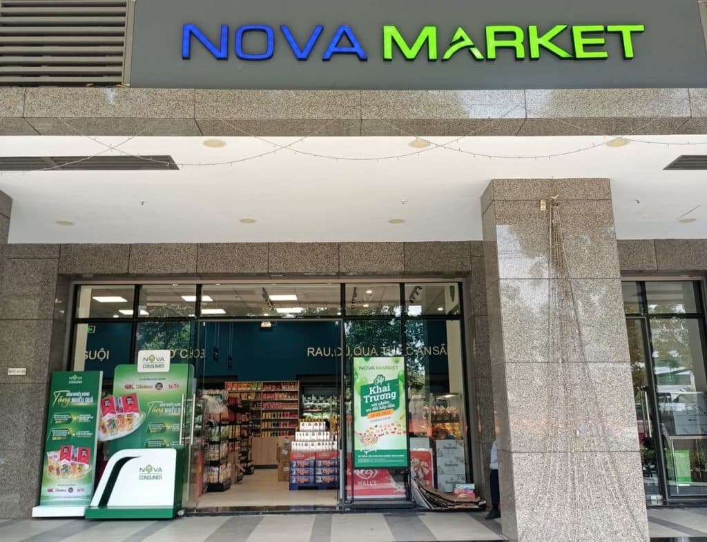 Cửa hàng Nova Market tại thành phố Hồ Chí Minh