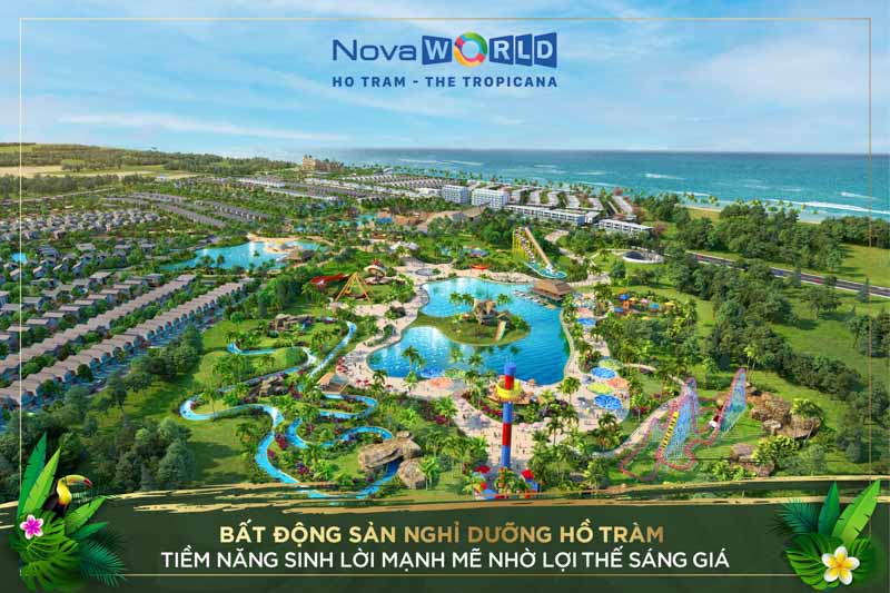 Novaworld Hồ Tràm, siêu dự án bất động sản nằm tại Vũng Tàu - vùng phụ cận của sân bay Long Thành